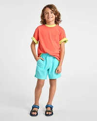 Boys Quick Dry Ripstop Pool To Play Active Shorts