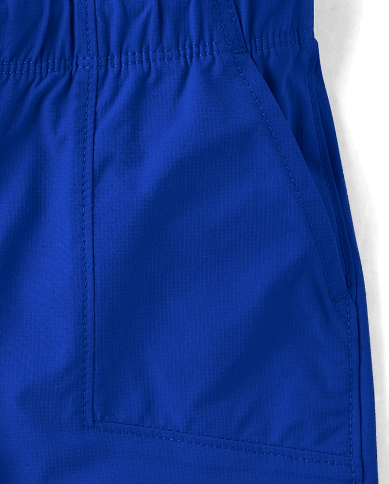 Boys Quick Dry Ripstop Pool To Play Active Shorts