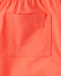 Boys Quick Dry Ripstop Pool To Play Active Shorts