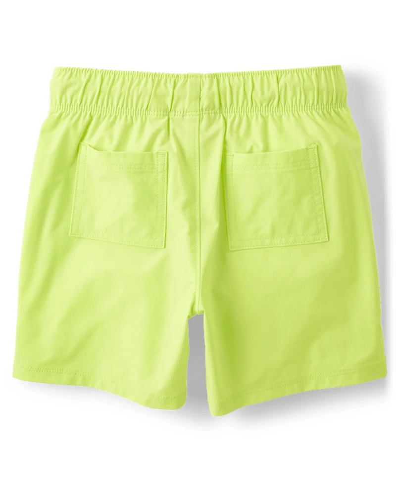 Boys Quick Dry Ripstop Pool To Play Active Shorts