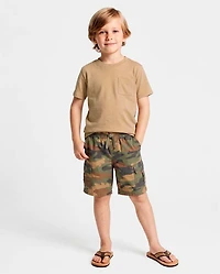 Boys Camo Pull On Cargo Shorts