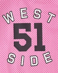 Kids Quick Dry Varsity Mesh Basketball Tank Top