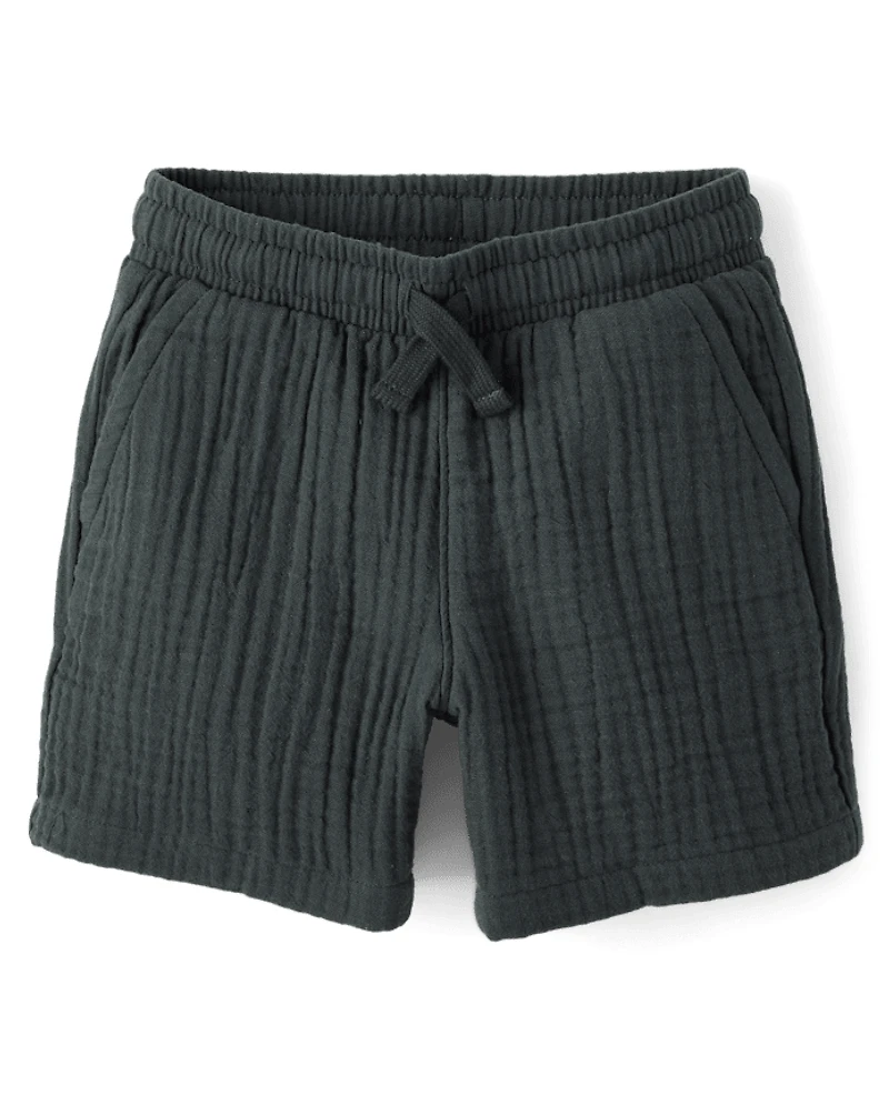 Boys Gauze Pull On Shorts