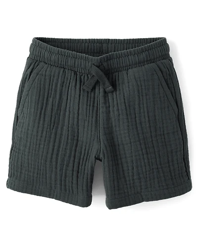 Boys Gauze Pull On Shorts