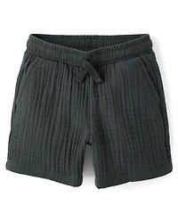 Boys Gauze Pull On Shorts
