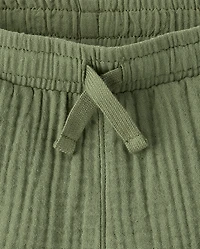 Boys Gauze Pull On Shorts