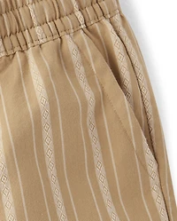 Boys Embroidered Pull On Shorts