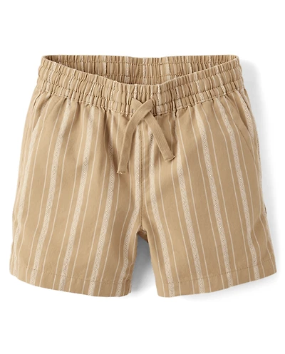 Boys Embroidered Pull On Shorts