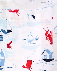 Mens Dad And Me Coastal Poplin Button Up Shirt