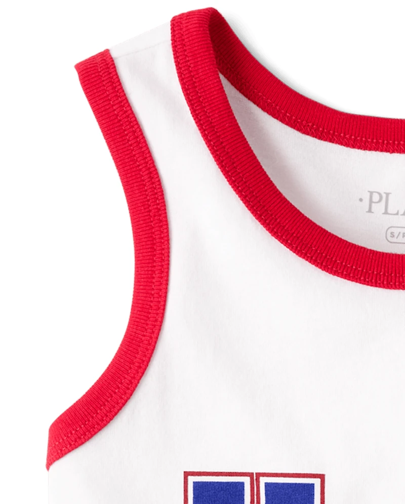 Boys USA Tank Top
