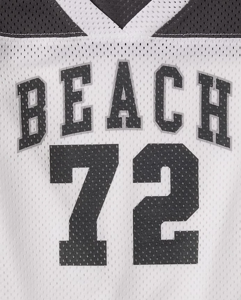 Kids Quick Dry Varsity Mesh Football Jersey