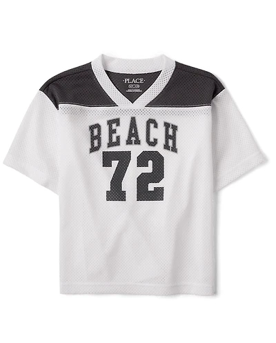 Kids Quick Dry Varsity Mesh Football Jersey