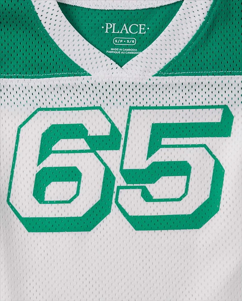 Kids Quick Dry Varsity Mesh Football Jersey