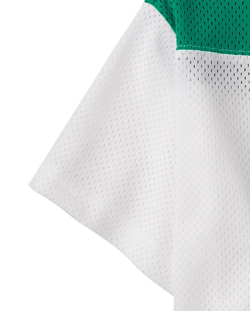 Maillot de football américain universitaire en maille à séchage rapide pour enfants
