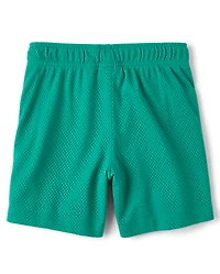 Kids Quick Dry Lined Mesh Soccer Shorts