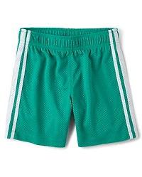 Kids Quick Dry Lined Mesh Soccer Shorts
