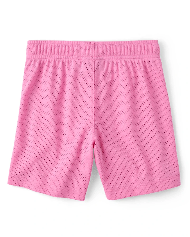Kids Quick Dry Lined Mesh Soccer Shorts