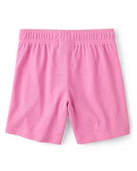 Kids Quick Dry Lined Mesh Soccer Shorts