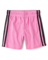 Kids Quick Dry Lined Mesh Soccer Shorts