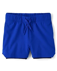 Boys Quick Dry Lined Mesh Active Shorts
