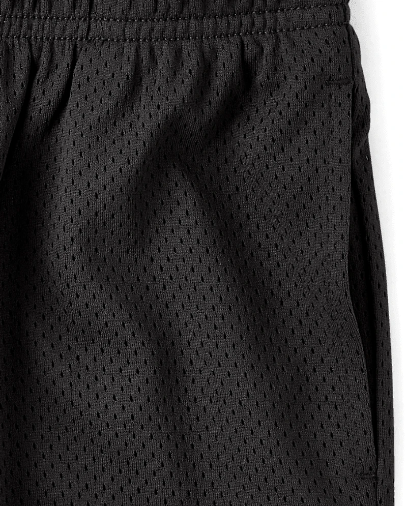 Kids Quick Dry Lined Mesh Active Shorts