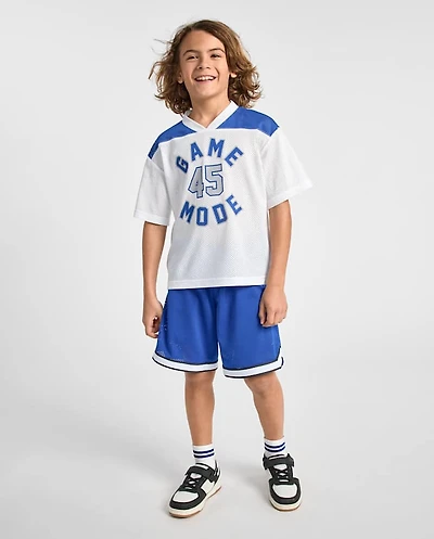 Kids Quick Dry Lined Mesh Active Shorts