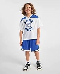 Kids Quick Dry Lined Mesh Active Shorts
