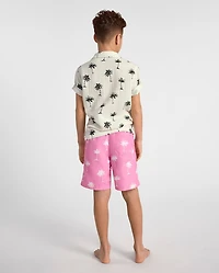 Boys Print Swim Trunks