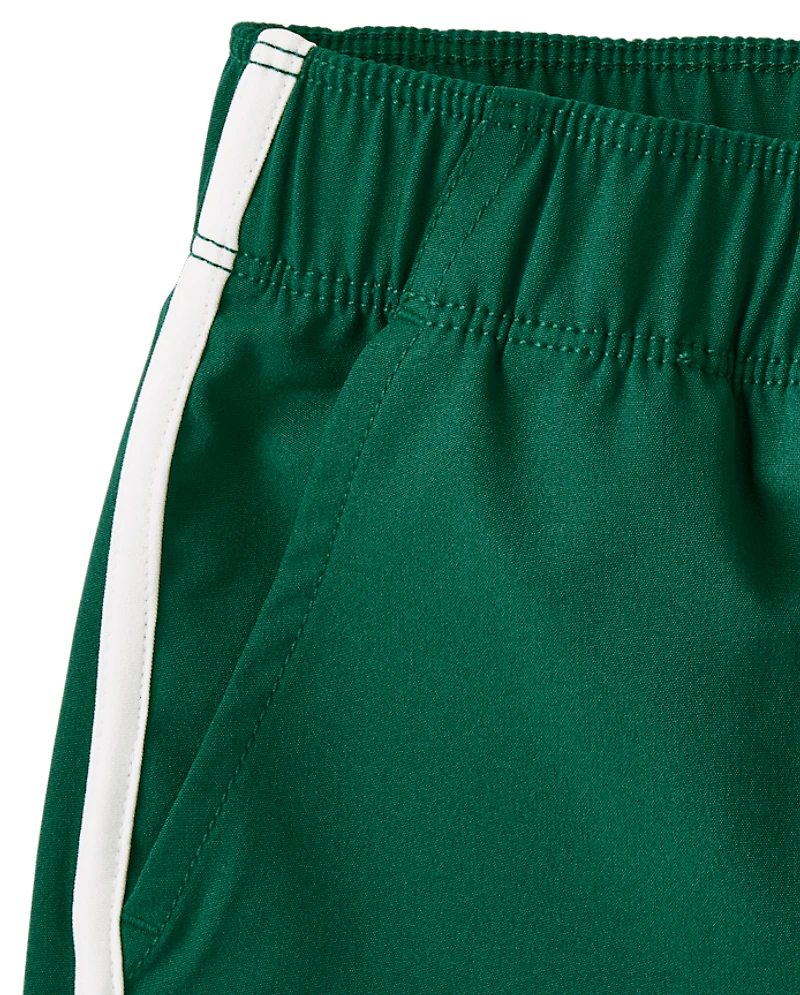 Boys Quick Dry Contrast Active Shorts