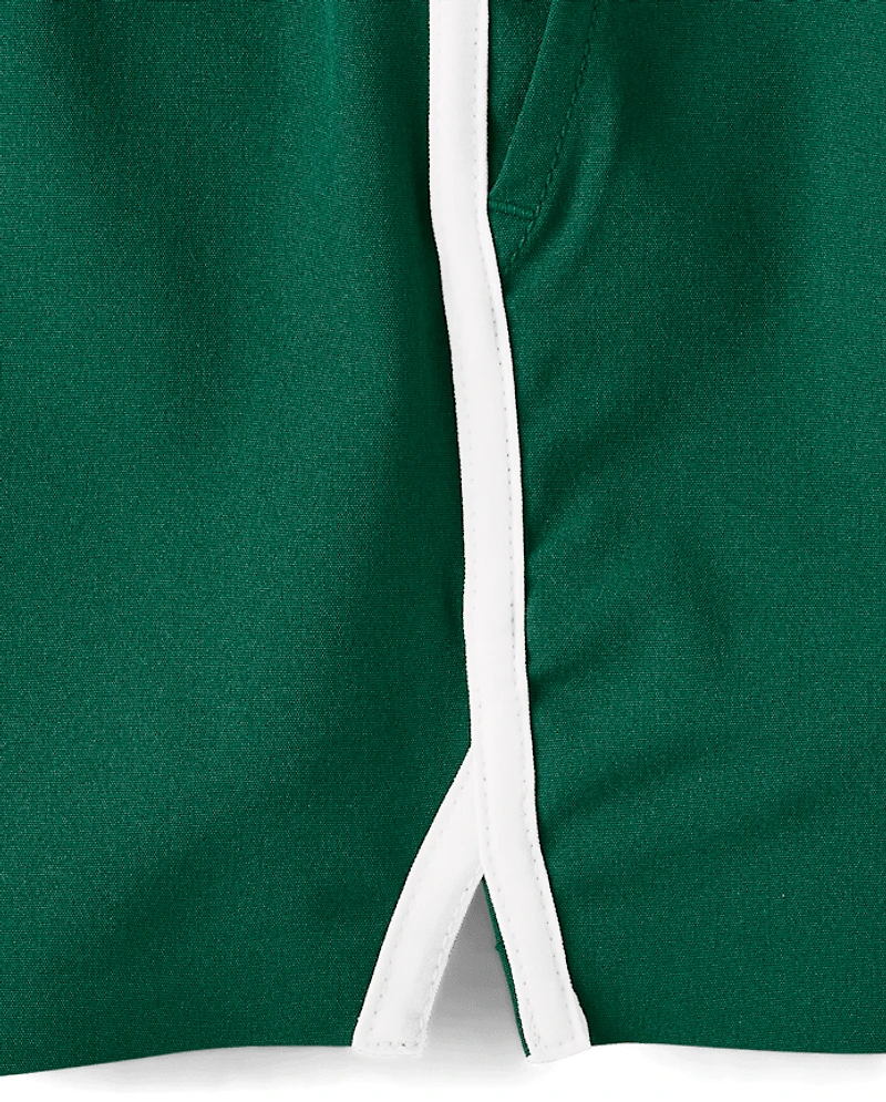 Boys Quick Dry Contrast Active Shorts