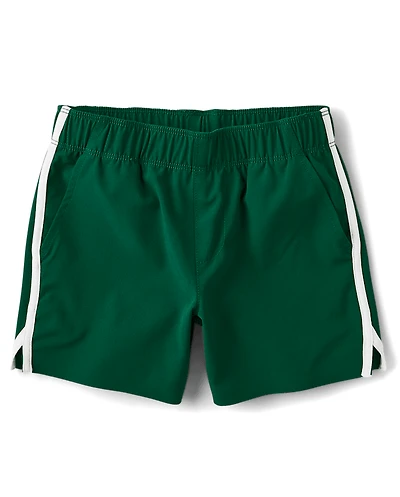 Boys Quick Dry Contrast Active Shorts
