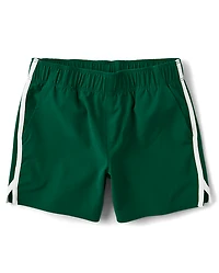 Boys Quick Dry Contrast Active Shorts