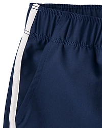 Boys Quick Dry Contrast Active Shorts