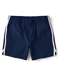Boys Quick Dry Contrast Active Shorts