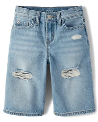 Shorts en jean déchirés pour enfants