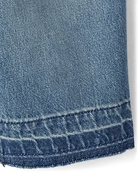 Short en jean à ourlet déchiré pour garçon