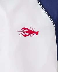 Boys Lobster Rashguard Swimsuit