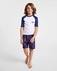 Boys Lobster Rashguard Swimsuit
