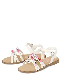 Girls Hello Kitty® Beaded Sandals
