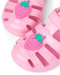 Toddler Girls Strawberry Fisherman Sandals