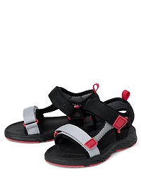 Toddler Boys Colorblock Webbed Sandals