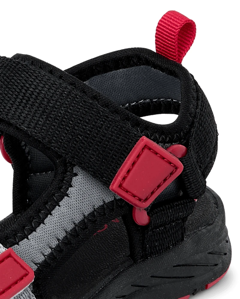 Toddler Boys Colorblock Webbed Sandals