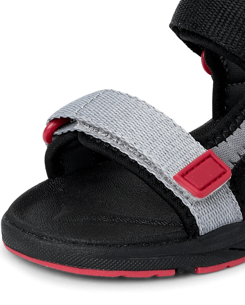 Toddler Boys Colorblock Webbed Sandals