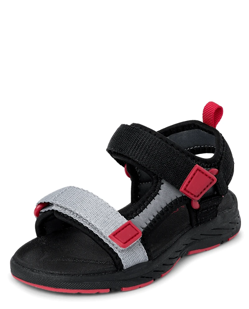 Toddler Boys Colorblock Webbed Sandals