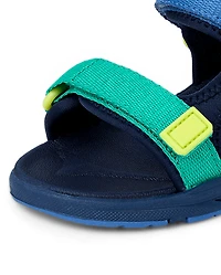 Toddler Boys Colorblock Webbed Sandals