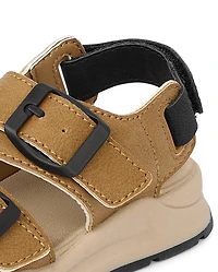 Toddler Boys Buckle Sandals