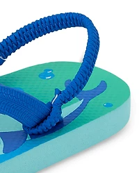 Toddler Boys Shark Flip Flops