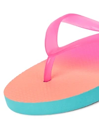 Girls Ombre Flip Flops