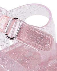 Baby Girls Glitter Jelly Fisherman Sandals