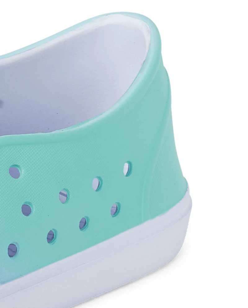 Girls Ombre Perforated Water Sneakers